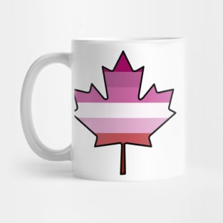 Maple Leaf Lesbian Pride! Mug